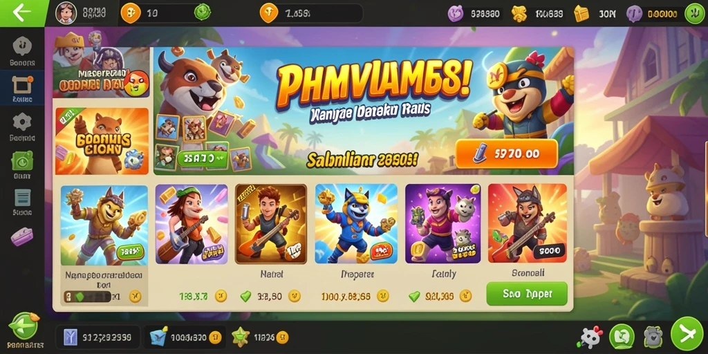 Tampilan level pertama yang menawan dan penuh warna.