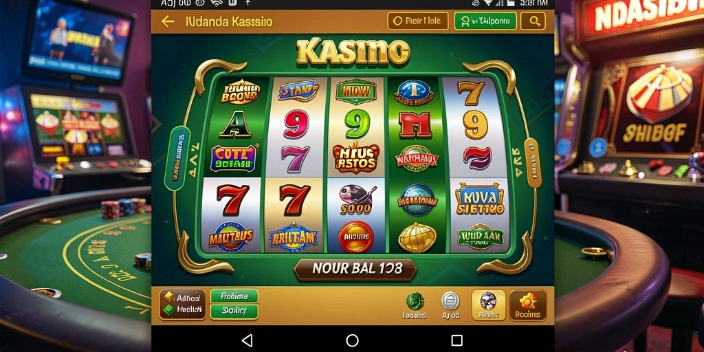 Tampilan grafis yang menarik dari permainan slot.