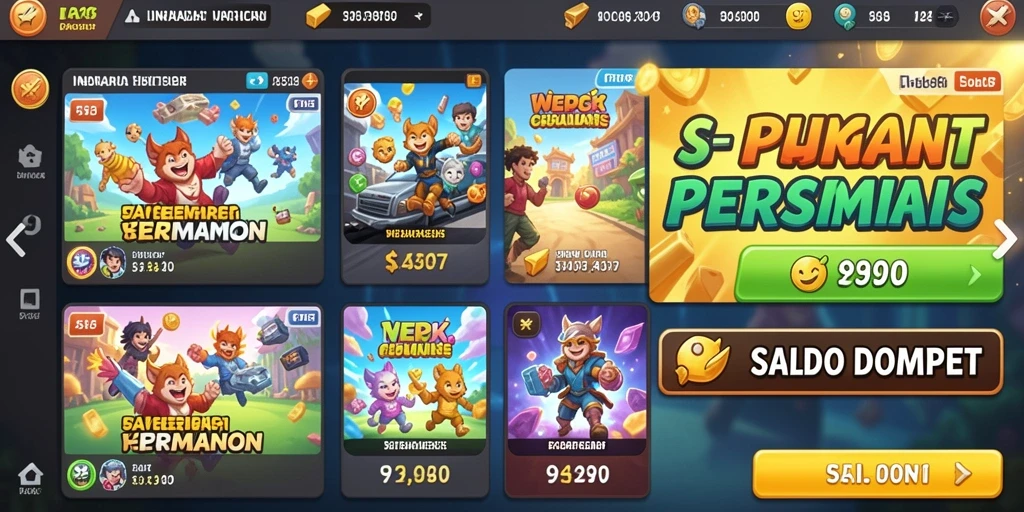 Tangkapan layar menarik dari level pertama.