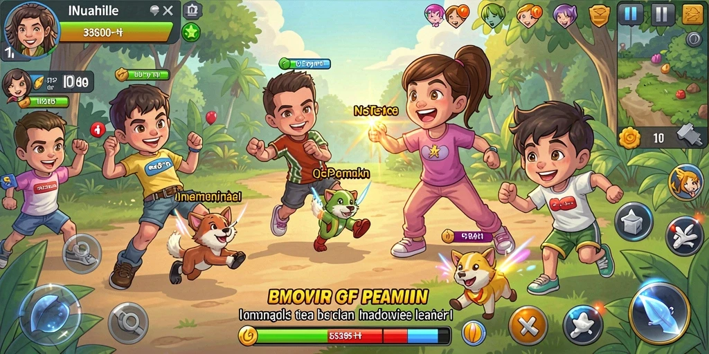 Tampilan grafis yang memukau dan penuh warna.