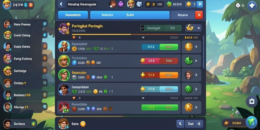 Tampilan menu utama GACOR22 yang menarik dan intuitif.