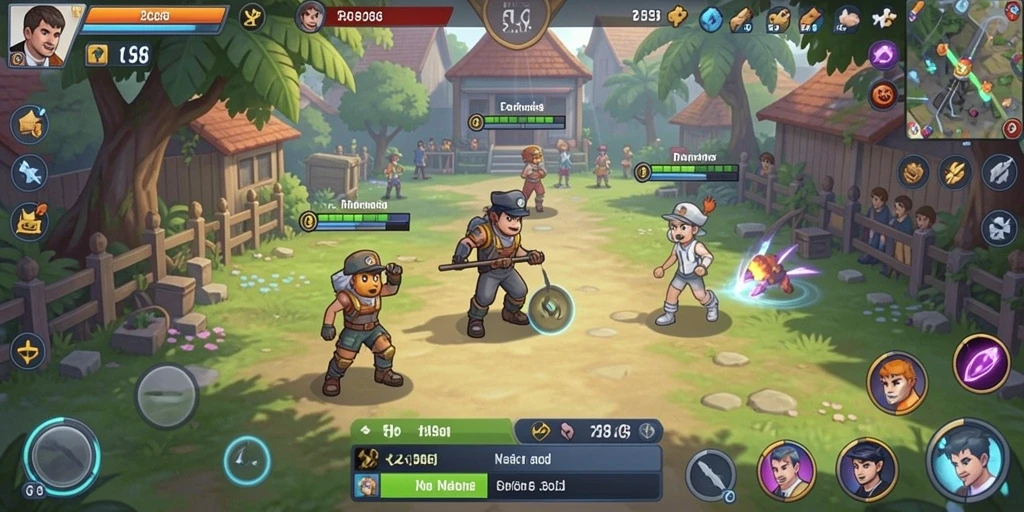 Screenshot karakter ikonik dalam HOKIARENA.