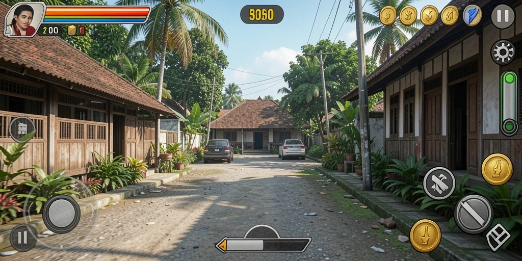 Gambar tampilan menu utama yang menarik.