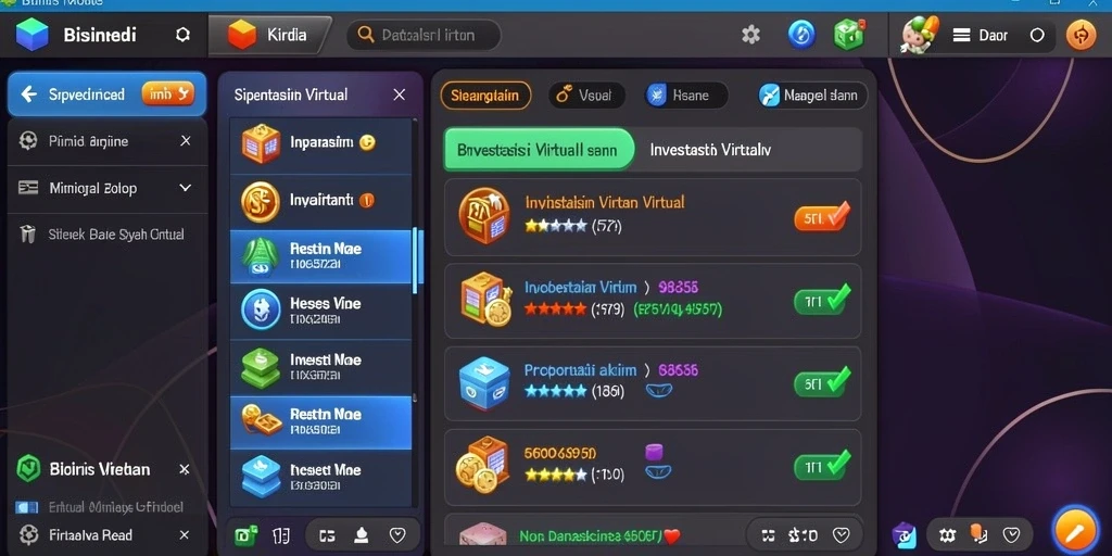 Tampilan antarmuka yang intuitif dan user-friendly.